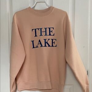 Brunette The Label Peach sweatshirt NWOT